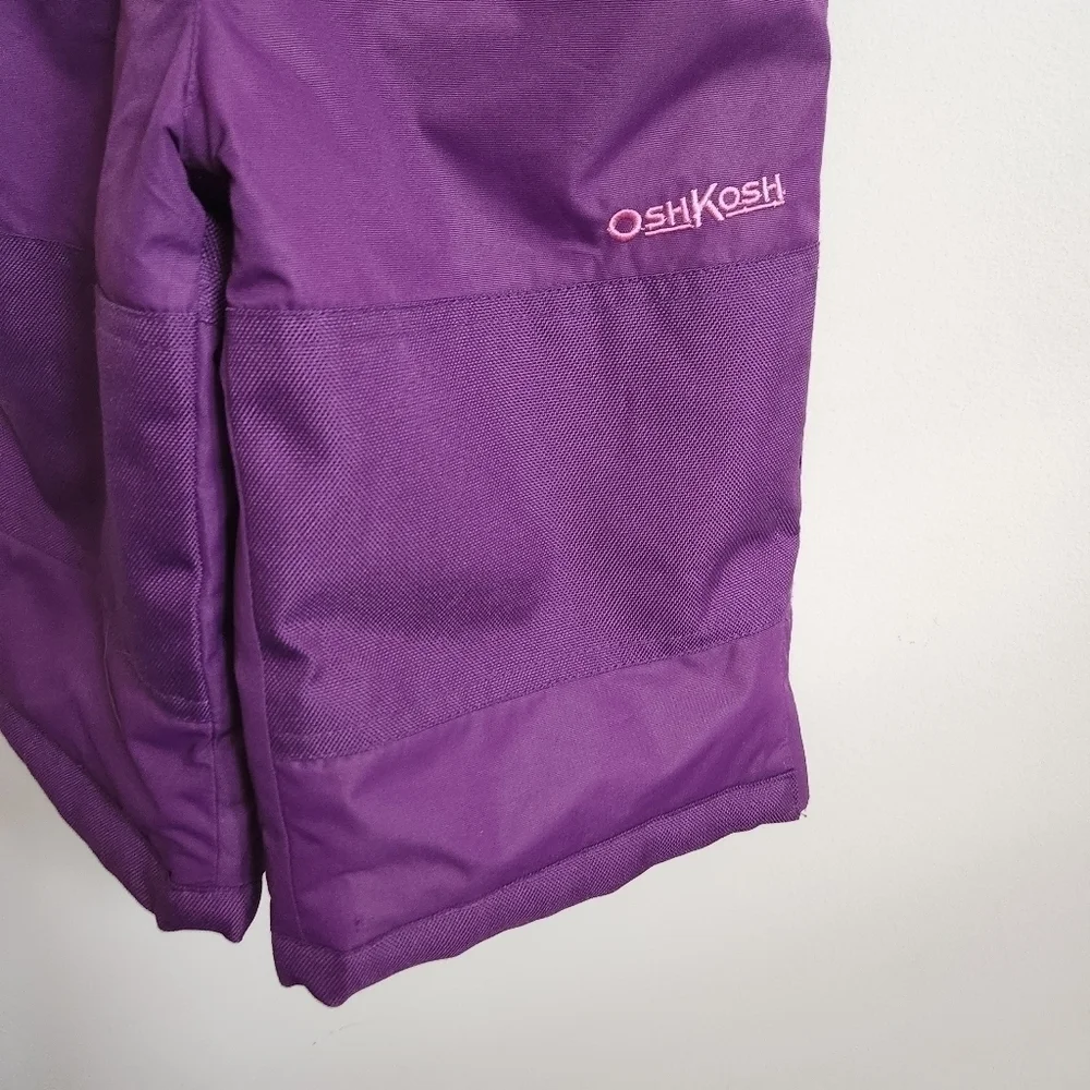 OSHKOSH B'GOSH | Snow pants overalls purple 12M